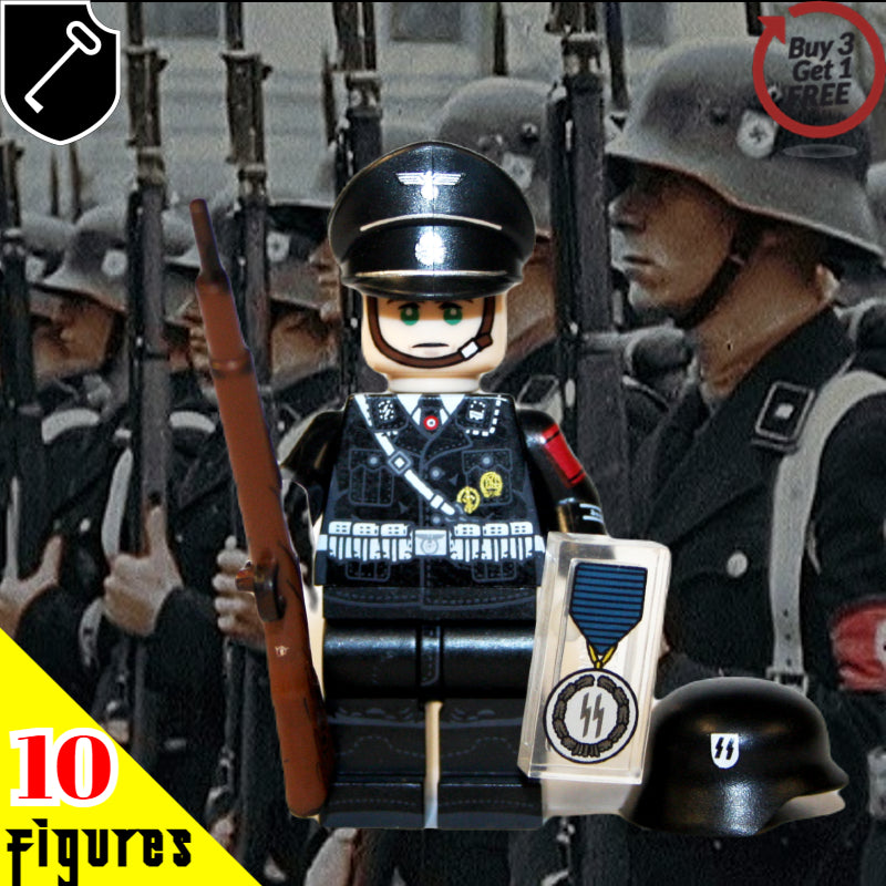 WW2 Nazi German - 1st SS Panzer Division Leibstandarte SS Adolf