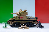 WW2 Italian Army M13/40 tank / Semovente da 75/18