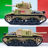 WW2 Italian Army M13/40 tank / Semovente da 75/18