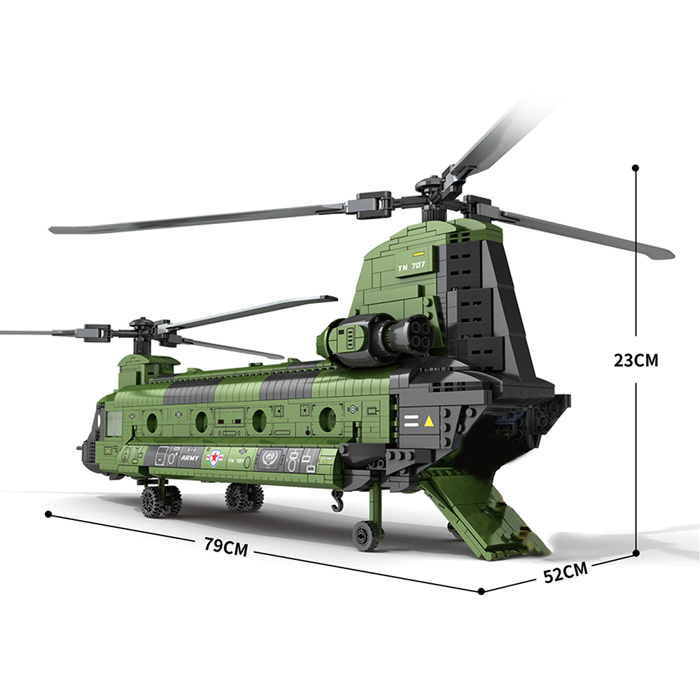 US Boeing CH-47 Chinook helicopter (budget) – SdKfzbrick