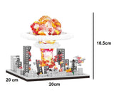 US Nuclear weapon atomic bomb Hiroshima micro block w/ usb light