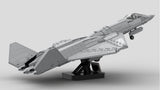 US YF-23 Grey Ghost Black Widow II stealth fighter [MOC construction brick toy]