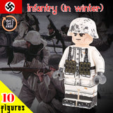 WW2 Nazi German - Soldier in Winter Uniform - [10] FIGURES -