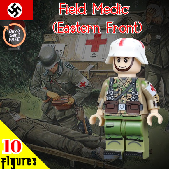 WW2 Nazi German - Field Medic (Eastern Front) - [10] FIGURES