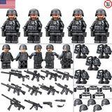 US NYPD SWAT New York City Police - [5] FIGURES w/ weapons -