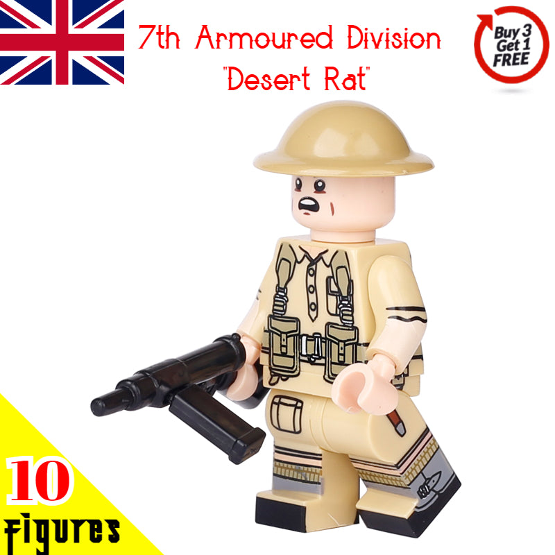 The badge of the British 7th Armoured Division – the 'Desert Rats The badge of the British 7th Armoured Division – the 'Desert Rats