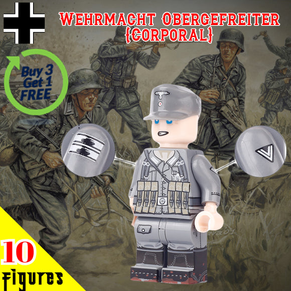 WW2 German Army - Wehrmacht Obergefreiter (Corporal) soldier - [10] FIGURES