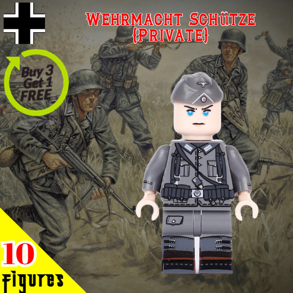 WW2 German Army - Wehrmacht Schütze (Private) soldier - [10] FIGURES