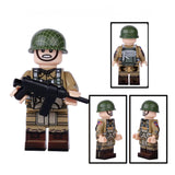 WW2 US Army - 82nd Airborne Division soldier - [10] figures w/ M3 SMG