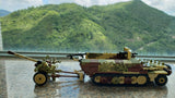 German Sd.Kfz. 251 half track + pak 40 [MOC construction brick toy]
