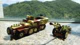 German Sd.Kfz. 251 half track + pak 40 [MOC construction brick toy]