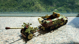 German Sd.Kfz. 251 half track + pak 40 [MOC construction brick toy]
