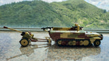 German Sd.Kfz. 251 half track + pak 40 [MOC construction brick toy]