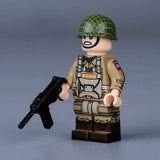 WW2 US Army - 82nd Airborne Division soldier - [10] figures w/ M3 SMG