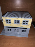Ruin battle scene - Yellow and Grey House [MOC construction brick toy]