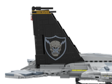 USAF Boeing F-15C 493rd FS Fighter [MOC construction brick toy]