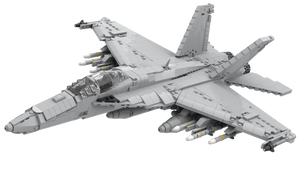 US F/A-18E SUPER HORNET fighter aircraft plane bricks