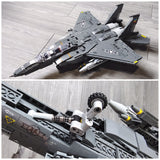 F-15E Strike Eagle fighter [MOC construction brick toy]