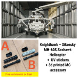Knighthawk Sikorsky MH-60S Seahawk Helicopter [MOC construction brick toy]