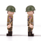 WW2 US Army - 82nd Airborne Division soldier - [10] figures w/ M3 SMG