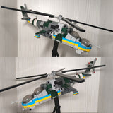 Mi-24V Hind E Ukrainian Helicopter Gunship [MOC construction brick toy]