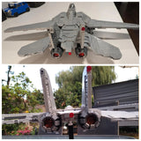 US Grumman F-14 Tomcat fighter - Large [MOC construction brick toy]