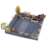 WW2 Flak 38 Gun AA position battle scene [MOC construction brick toy]