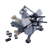 WW2 Flak 38 Gun AA position battle scene [MOC construction brick toy]