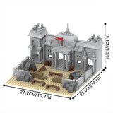WW2 Berlin Paliament street battle scene [MOC construction brick toy]