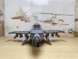 US F-16 Fighting Falcon Supersonic Multirole Fighter [MOC construction brick toy]