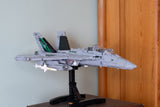 US EA-18G Growler electronic warfare aircraft VAQ-135 [MOC construction brick toy]
