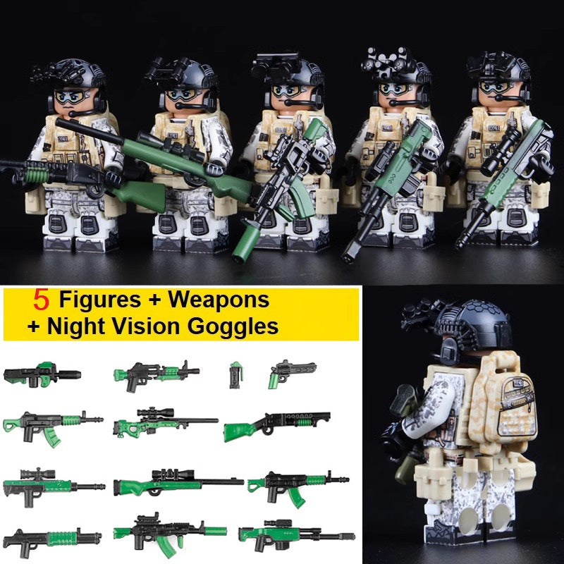 US NSW Navy Seals Winter Warfare Marksman Soldier - [5