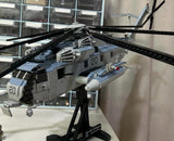 Sikorsky CH-53E Super Stallion US Marines Heavy Lift Helicopter - Blue [MOC construction brick toy]