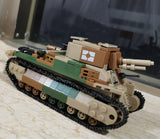 WW2 Japanese Type 89 I-Go medium tank [MOC construction brick toy]