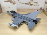 US F-16 Fighting Falcon Supersonic Multirole Fighter [MOC construction brick toy]