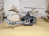 US Bell UH-1Y Venom Medium Utility Helicopter [MOC construction brick toy]