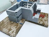WW2 German Fighting Position Bunker battle scene [MOC construction brick toy]