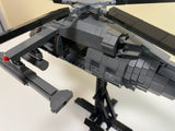 US MH-X Ghost Hawk Advanced Stealth Helicopter [MOC construction brick toy]