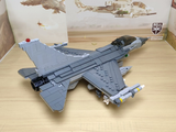 US F-16 Fighting Falcon Supersonic Multirole Fighter [MOC construction brick toy]