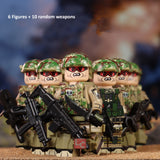 Israel Defense Forces (IDF) Special Force soldier - [5] FIGURES w/ weapons -