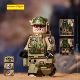 Israel Defense Forces (IDF) Special Force soldier - [5] FIGURES w/ weapons -