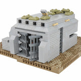 WW2 German Fighting Position Bunker battle scene [MOC construction brick toy]