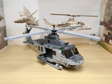 US Bell UH-1Y Venom Medium Utility Helicopter [MOC construction brick toy]