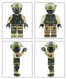 Israel Defense Forces (IDF) Special Force soldier - [5] FIGURES w/ weapons