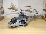 US Bell UH-1Y Venom Medium Utility Helicopter [MOC construction brick toy]