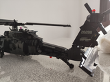 US Sikorsky MH-60L DAP Black Hawk Special Forces helicopter w/ UV stickers [MOC construction brick toy] (Copy)