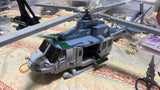 Bell UH-1Y Venom Medium Utility Helicopter - Blue [MOC construction brick toy]