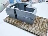 WW2 German Fighting Position Bunker battle scene [MOC construction brick toy]