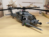 US Sikorsky HH-60G PAVE HAWK Combat Search and Rescue Helicopter w/ UV sticker [MOC construction brick toy]