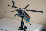 Mi-24V Hind E Ukrainian Helicopter Gunship [MOC construction brick toy]